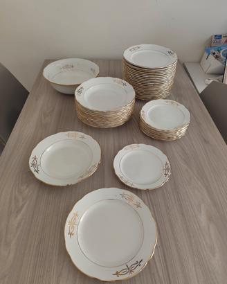 Servizio piatti 44 pezzi Società Ceramica Italiana