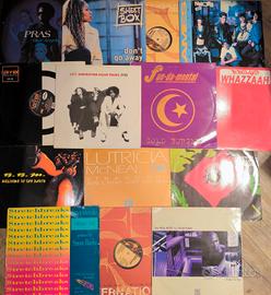 lotto set di 14 dischi mix  12'' vinile per dj RAP