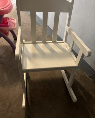 Sedia dondolo ikea bambino