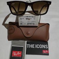 Ray-Ban RB2140 Wayfarer Tartarugato NUOVI Original