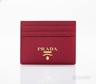 Portacarte Prada in serafino