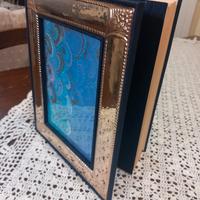 portafoto con cornice argento 