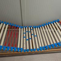 Rete letto in legno di faggio con doghe regolabili