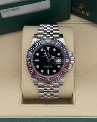 ROLEX GMT MASTER II 126710BLRO FULL SET 2019