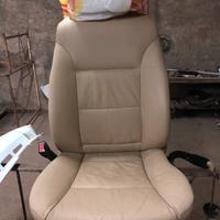Sedile lato guida bmw pelle beige