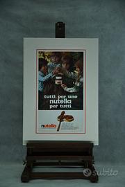 Stampa Pubblicitaria Nutella Anni'70