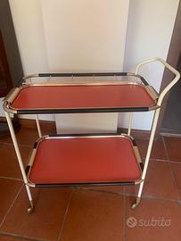 Carrello portavivande in formica anni 60
