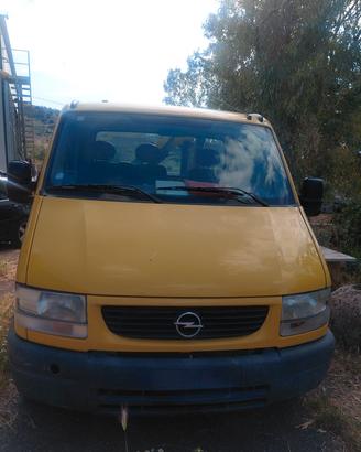 opel movano con gru