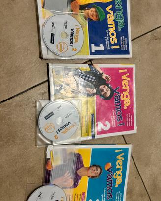 Libri corso spagnolo “Venga Vamos” 1-2-3