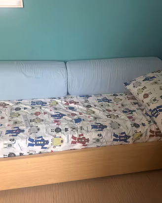 Letto singolo con letto estraibile