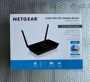 Netgaer D1500 Modem Router DSL WiFi N300 Essential