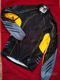 maglia bici maniche staccabili antivento tg. XL