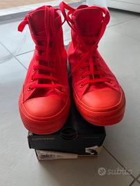SCARPE CONVERSE ROSSA