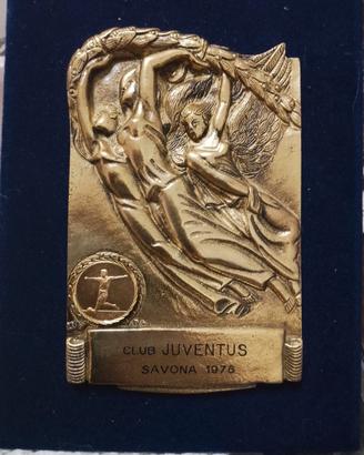 targa da a collezione Juventus 1976