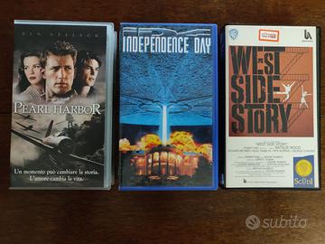 VHS Pearl Harbor/West Side Story/Independence Day