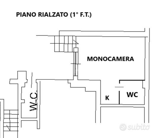 MONOLOCALE RISTRUTTURATO A NUOVO IN STABILE SIGNOR