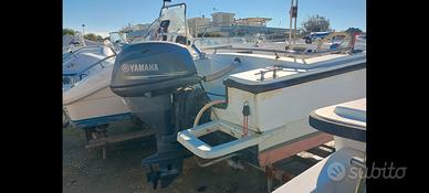 Barca motore e carrello