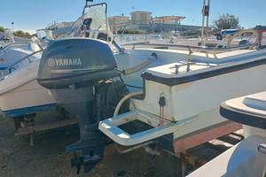 Barca motore e carrello