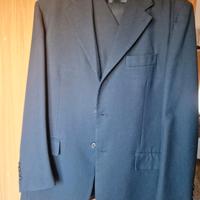 Completo uomo blue pura lana vergine taglia 54