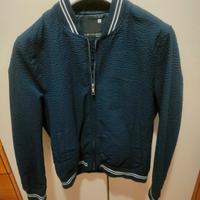 Bomber Piazza Italia Blu Navy con Zip – Taglia L