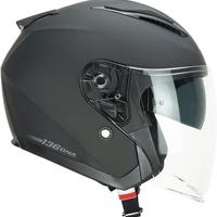 Casco moto CGM 136 DNA tg M nero opaco