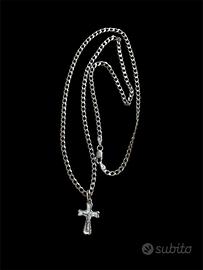 Collana crocifisso in argento 925