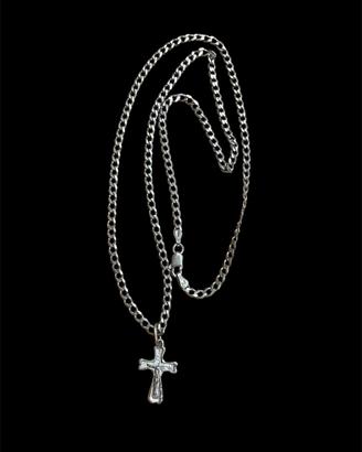 Collana crocifisso in argento 925