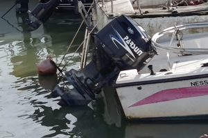 Barca con motore parsun 40cv