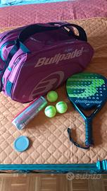 Borsone,Racchetta e Palline da Padel