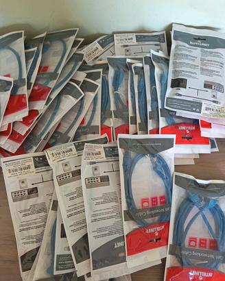 Lotto 40 cavi ethernet nuovi