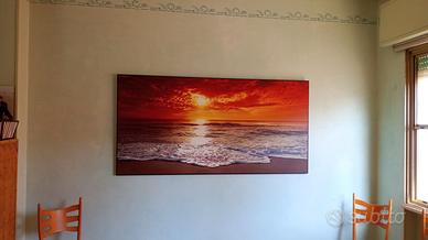 Quadro Canvas alba sul mare