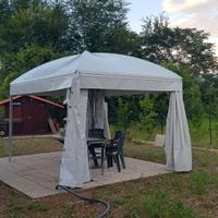 Gazebo certificato PVC ignifugo