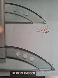 tavolo design heron parigi e porta documenti 1991