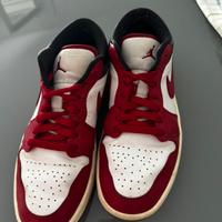 Nike air Jordan 1 low - donna - EU 40- black/red