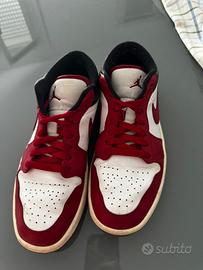 Nike air Jordan 1 low - donna - EU 40- black/red