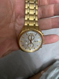 Orologio Bulova uomo oro cronografo con datario