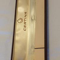 scatola orologio certina vintage