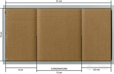 ANGOLARI CARTONE DOPPIA ONDA 15 x 13 cm