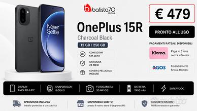 OnePlus 15R Charcoal Black 12/256 GB