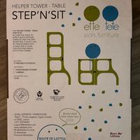 Torretta torre montessoriana che diventa tavolino