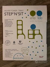 Torretta torre montessoriana che diventa tavolino