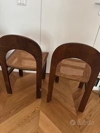 4 sedie Arcadia di A. Caraceni per Tagliabue, 1970