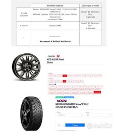 Gomme e cerchi in ghisa 215/65 R16