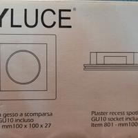 N.6 Faretti a scomparsa 100x100 Gu10 COMPLETI 