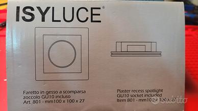 N.6 Faretti a scomparsa 100x100 Gu10 COMPLETI 