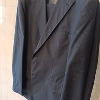 Vestito tg 54 come Nuovo blu gessato 