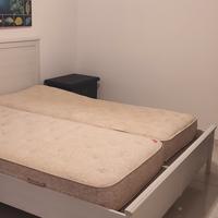 letto matrimoniale ikea completo di doghe 