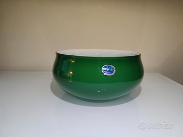 Vaso in Cristallo di Bohemia Verde