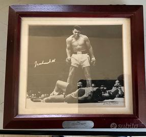 MUHAMMAD ALI – FOTO AUTOGRAFATA ORIGINALE CERTIFIC
