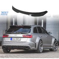 SPOILER ALETTONE AUDI A6 AVANT 11-18 NERO LUCIDO